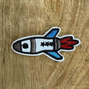 Spacecraft Embroidered Iron On Patch
